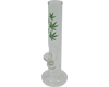 glass "weedleaf" waterpipe